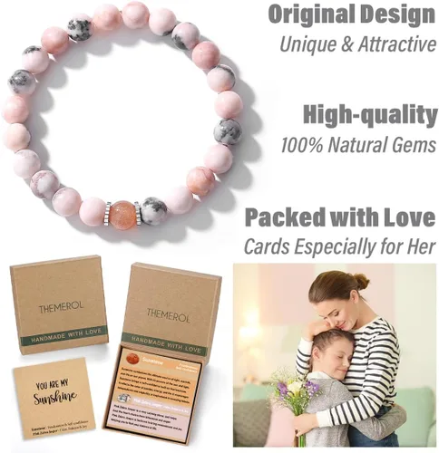 Miniatura 4 de Regalos de Navidad para adolescentes y mujeres, ideas de regalos de cumpleaños, pulseras de cuentas para mejor amiga, nieta, sobrina e hija