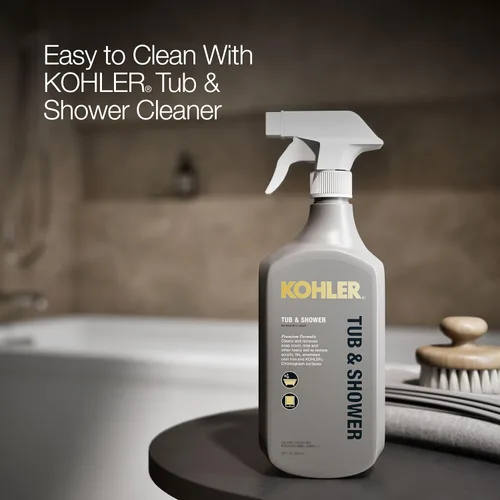 Miniatura 12 de KOHLER K-1125-LA-0 Archer - Bañera acrílica para alcoba (72 x 36 pulgadas), con delantal integral y drenaje a la izquierda, color blanco