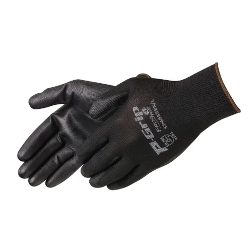 Liberty P-Grip - Guantes ultrafinos de poliuretano con revestimiento de palma sin costuras, carcasa de poliéster de calibre 13, ligeros,