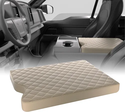 Funda de reposabrazos para consola central para Ford F150 2015-2024 2025, para F250 F350 F450 F550 2017-2024 2025 con asiento de salto 40/20/40,