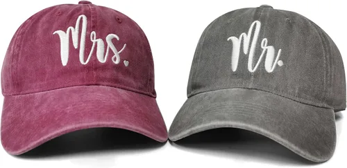 Miniatura 8 de Hepandy Mr Mrs Mom Dad Captain First Mate Mama and Mini Sombreros de béisbol
