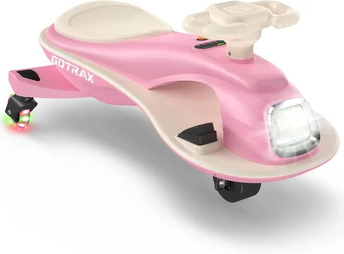 Miniatura 11 de Gotrax WG1 Auto eléctrico oscilante para niños, batería de 12V de gran duración hasta 120 minutos de tiempo de juego, altavoz de música y ruedas
