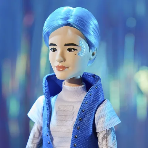 Miniatura 5 de Disney Princess Zombies 3 A-spen Fashion Doll - Muñeca de 12 pulgadas con pelo azul, traje de alienígena, zapatos y accesorios. Juguete para niños a