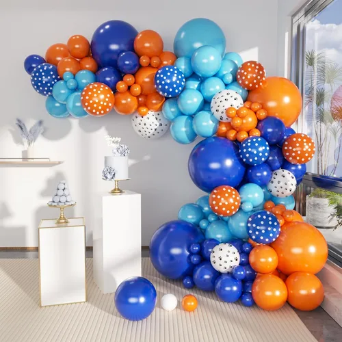 Miniatura 18 de MEBAY Kit de Arco de Guirnalda de Globos Bohemios, 156 Piezas Globos Rosa Empolvado Marrón Pastel Champán Dorado Blanco Metálicos para Boda Baby