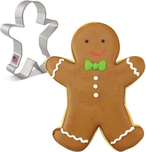 Miniatura 9 de Happy Gingerbread Man - Cortador de galletas, 3" por Ann Clark Cookie Cutters