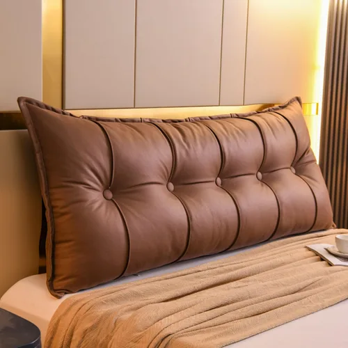 Miniatura 13 de Almohada grande para cabecero, cojín de cuña para reposo en cama, almohada de lectura, impermeable, para sentarse en la cama, sofá cama, respaldo