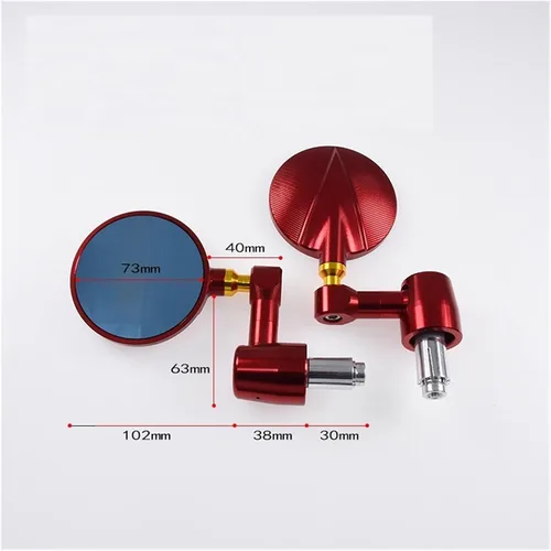 Miniatura 2 de Accesorios Espejo universal para motocicleta Suzuki SV600 SV1000 GSXS1000 GSXS1000 GSXS750 GSXS150 Gixxer GSXR1000 GSXR750 GSXR600 GSXR400 Katana