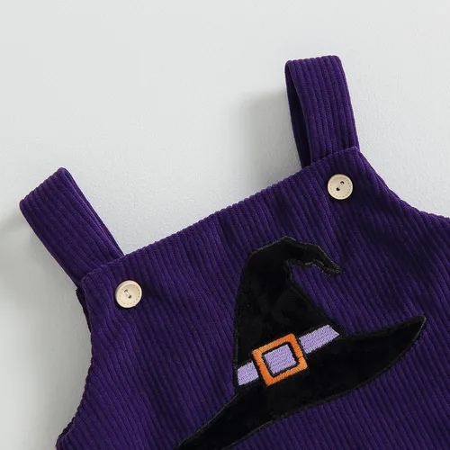Miniatura 6 de Traje de Halloween para bebé recién nacido, overol sin mangas, con botones, ropa unisex de otoño