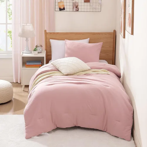 Miniatura 33 de WRENSONGE Juego de edredón individual/individual XL para niñas, niños y adolescentes, 1 edredón blanco y 1 funda decorativa de almohada