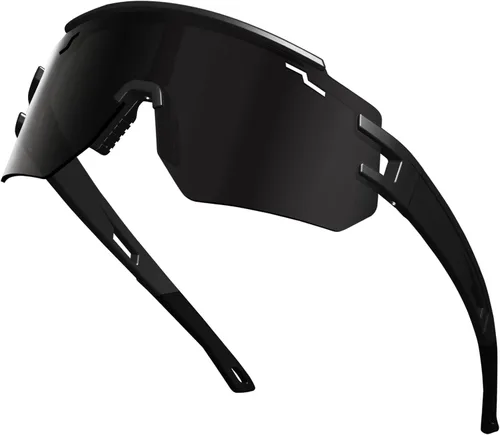 Miniatura 9 de Gafas de sol polarizadas de béisbol para hombres y mujeres, gafas de sol deportivas UV400, softbol, correr, ciclismo, MTB Naranja&Azul
