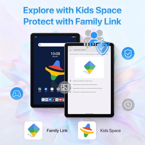 Miniatura 8 de Tablet The World's First Android 15 con Gemini AI,10.1 pulgadas 18GB RAM 128GB ROM 2TB TF, velocidad hasta 2.0 GHZ, Widevine L1,5000mAh, radio FM
