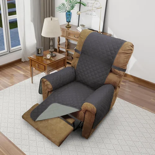 Miniatura 66 de Fundas para silla reclinable, reversible, funda de sofá para mascotas, protector de muebles para niños perezosos