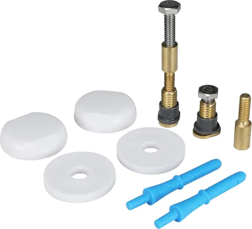 Miniatura 8 de Kit de instalación de inodoro todo en uno de Danco, anillo de cera de sello perfecto y pernos sin corte, reparación de inodoro, sin cera, pernos