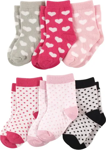 Miniatura 10 de Luvable Friends Conjunto de calcetines unisex para bebé recién nacido y bebé