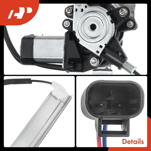 Miniatura 8 de A-Premium Elevalunas eléctrico con motor compatible con Saturn Vue 2002-2007 Chevrolet Captiva Sport 2007 trasero izquierdo del lado del conductor