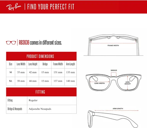 Miniatura 6 de Ray-Ban RB3136 CARAVAN - Gafas de sol para hombre y mujer + paquete con kit de gafas de accesorios