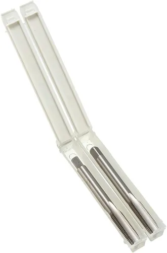 Miniatura 5 de uxcell Métrica máquina de grifo M8 x 1 H2 acero de alta velocidad 3 flautas rectas roscado roscado reparación de maquinista herramienta de bricolaje
