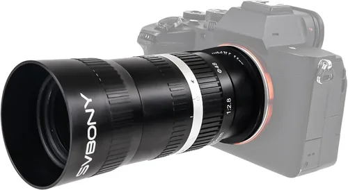 Miniatura 2 de SVBONY Lente de cámara Astro SV535 con adaptador de montaje RF compatible con cámara sin espejo Canon, lente de teleobjetivo F2.8, longitud focal
