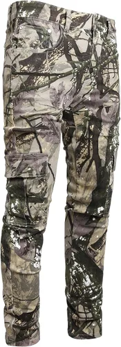 Miniatura 61 de Baylvn - Pantalones de mezclilla entallados y estampados para hombre con corte recto
