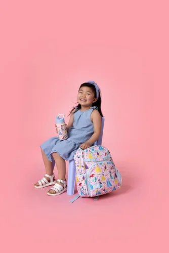 Miniatura 3 de Simple Modern Mochila para niños y niñas escolares, Disney Arcoiris princesa, 18 L