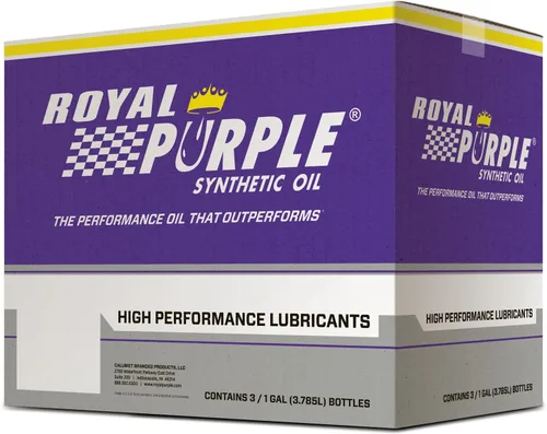 Miniatura 3 de Royal Purple Aceite sintético para motor 36530-6PK HPS 5W-30 con tecnología de aditivos Synerlec, 1 cuarto de galón, caja de 6