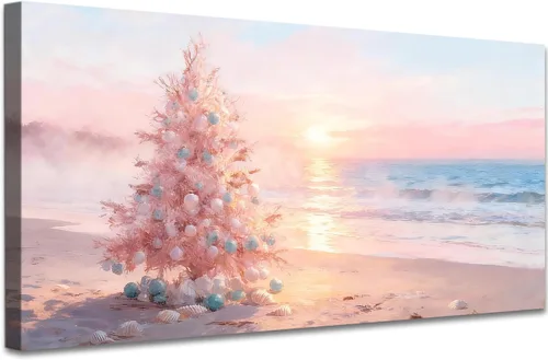 Miniatura 22 de GUTTATY Lienzo decorativo para pared, cuadros del océano, pintura de arte costero para decoración de pared de sala de estar, póster de mar, arte