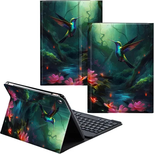 Miniatura 65 de Funda para Samsung Galaxy Tab S6 Lite 2022/2020 Teclado Inalámbrico Desmontable y Cubierta De Soporte De Cuero PU Funda Protectora Para Samsung