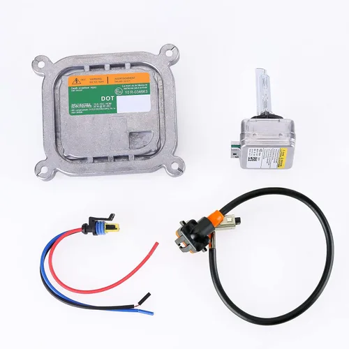 Miniatura 6 de Unidad de control de balasto de faros delanteros HID de xenón con cable de conexión de encendido y bombilla D3S para Ford Mustang 2010-2019