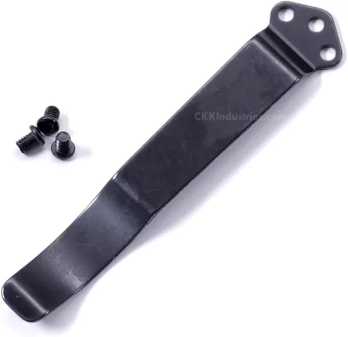 Miniatura 21 de EZSMITH (Modelo 1 Pinza de bolsillo universal - (Acabado táctico negro) - Pinza de bolsillo de repuesto para cuchillos plegables, teléfonos