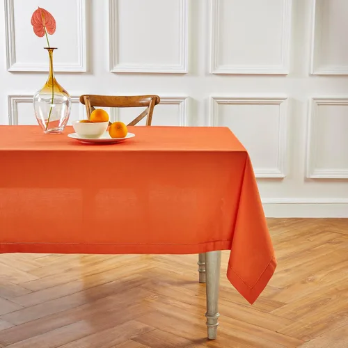 Miniatura 41 de Solino Home Mantel cuadrado de lino y algodón con vainica, 52 x 52 pulgadas, lavable a máquina para verano, 4 de julio