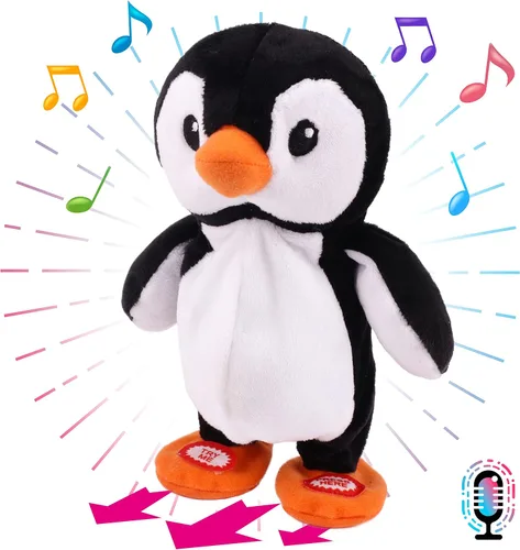Miniatura 11 de Hopearl Muñeca negra que habla y canta, repite lo que dices, muñeca negra que camina, juguete animado interactivo, eléctrico, regalo de peluche