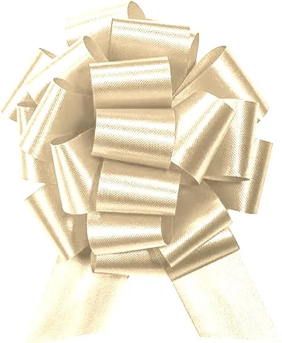 Miniatura 13 de PMU Lazos de cuerda para tirar – Lazos de regalo para bodas, cumpleaños y aniversarios – Lazos de cinta para flores y decoración de cestas – Lazo