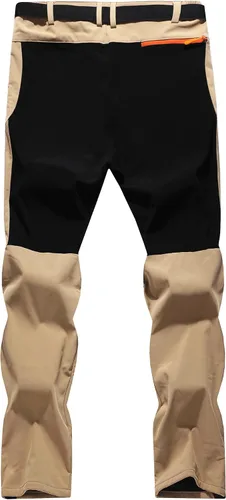 Miniatura 9 de Pantalones de esquí de nieve para mujer, con forro polar, impermeables, aislados, cálidos, softshell, pantalones cargo para senderismo