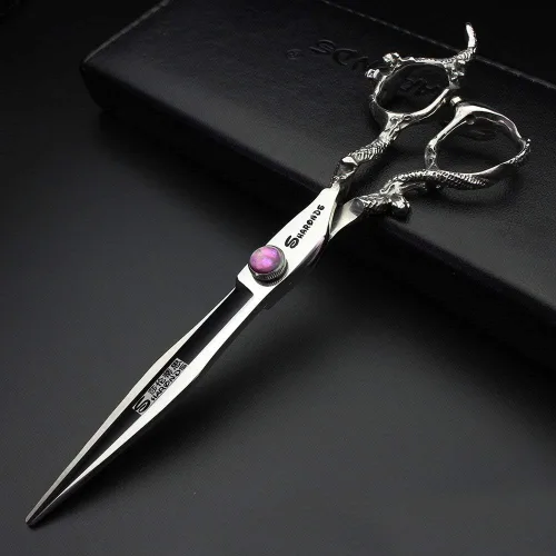 Miniatura 2 de SHARONDS Tijeras de corte de cabello, tijeras de peluquería para adelgazar, tijeras profesionales de peluquería para el hogar, para hombres y Plano
