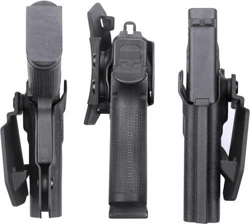 Miniatura 4 de WARRIORLAND Funda OWB Kydex con corte óptico, ajuste seleccionado para Glock 17/19/19X/43/43X MOS, sin riel 1911, Hellcat/Hellcat Pro, Taurus Glock