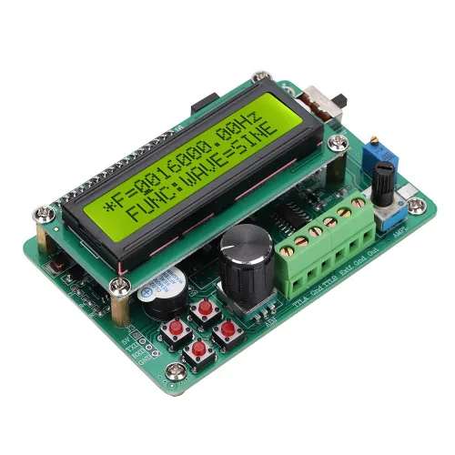 Miniatura 8 de FY1005S generador de señal digital DDS, fuente de señal de función de 5 MHz con módulo de contador de frecuencia, pantalla digital para laboratorios