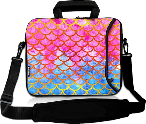 Miniatura 26 de RICHEN - Bolso cruzado con asa para laptops, iPads, libros electrónicos y tabletas infantiles, con bolsillo Nice Butterfly