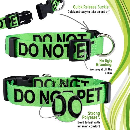 Miniatura 3 de Native Pup Collar de perro Do Not Pet (mediano)