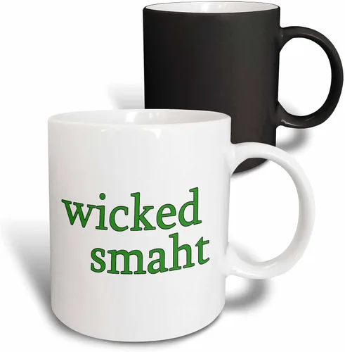 Miniatura 8 de 3dRose EvaDane - Citas divertidas - Wicked Smaht. Green. - Tazas (mug_193286_4)