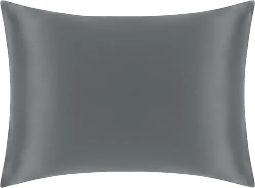 uxcell Funda de almohada de seda satinada para cabello y piel, resistente a las arrugas, a la decoloración, seda natural, 1 funda de almohada suave