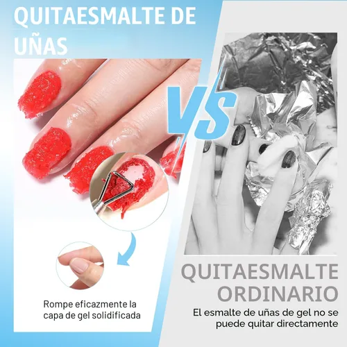 Miniatura 3 de Quitaesmalte Rápido para Esmalte de Uñas en Gel, Quitaesmalte de Gel Mágico Elimina Fácilmente el Esmalte en 3 Minutos, Sin Remojo ni Envoltorio
