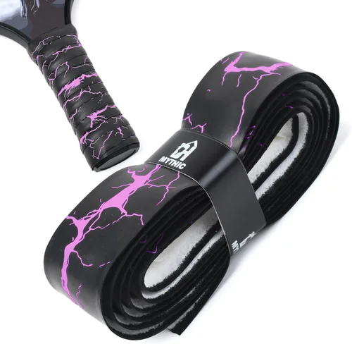 Miniatura 12 de DH Mythic Premium Gruesa Cinta de Reemplazo para Pickleball, Tenis y Pádel Envoltura de Raqueta Acolchada, Antideslizante, Resistente al Sudor