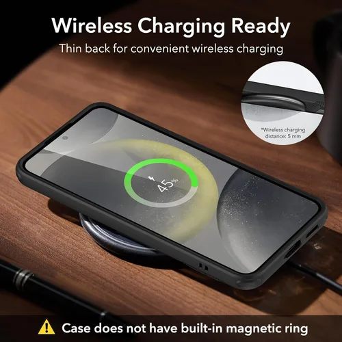 Miniatura 7 de ESR Funda con soporte de metal para Samsung Galaxy S22 Ultra (6.8 pulgadas, 2022), con versátil soporte patentado, parte trasera delgada y flexible