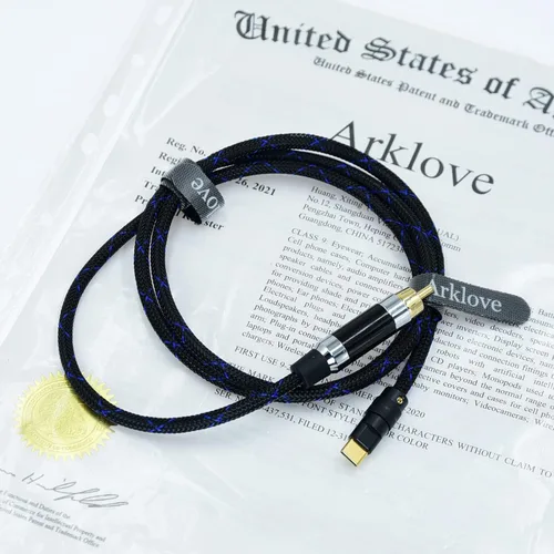 Miniatura 3 de Arklove Cable USB c a coaxial macho tipo c a interfaz de audio coaxial digital RCA hembra adaptador de cable spdif para amplificador de sonido DSD64