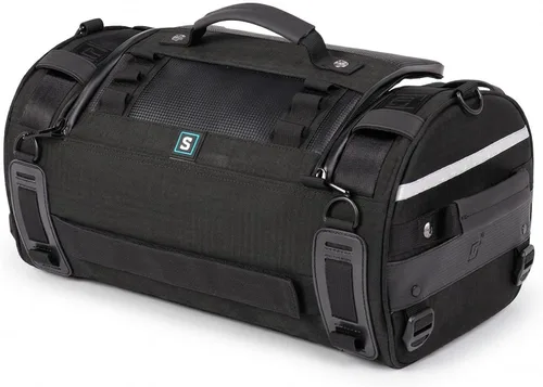 Niche Bolsa de cola apilable, tres tamaños, bolsa de asiento trasero de motocicleta con cubierta impermeable para lluvia, equipaje de viaje para