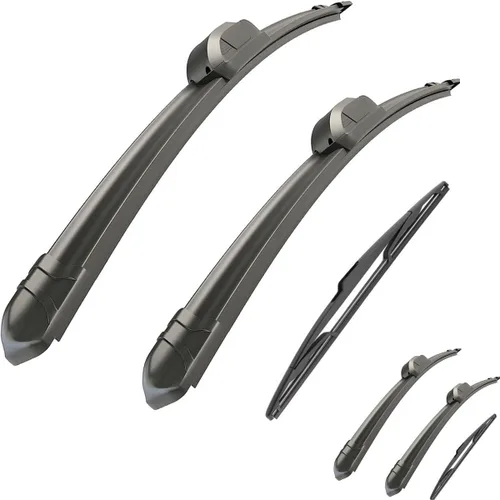 Miniatura 8 de Car Wiper Compatible with Smart Forfour 454 2004-2007 Car Front Rear Wiper Blades Soft Rubber Windscreen Wipers Auto Windshield 26"+18"+14" 3 wipers