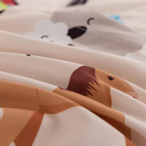 Miniatura 9 de Juego de edredón para niños, ropa de cama con cremallera individual para niños y niñas, ropa de cama con cremallera y sábanas para todas