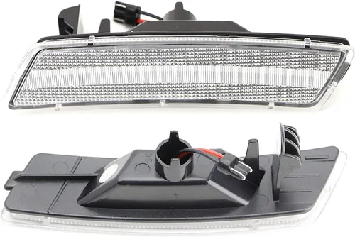 Miniatura 9 de iJDMTOY Kit de luz de marcador frontal frontal LED ámbar transparente europeo compatible con Volkswagen 2018 en adelante Tiguan, escarabajo