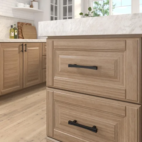 Miniatura 5 de Richelieu Hardware BP722796900 Westmount Collection - Tirador rectangular de transición de centro a centro, color negro mate, para cocina, baño