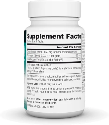 Miniatura 3 de Source Naturals Cúrcuma 1000, apoya la respuesta inflamatoria saludable del cuerpo*, 1,000 mg - 30 tabletas